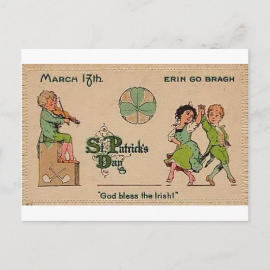 St. Patrick's Day Briefkaart (Voorkant)
