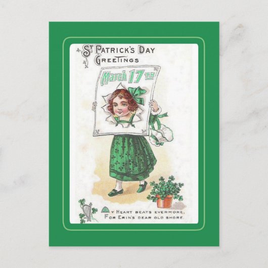  St Patrick's Day briefkaart (Voorkant)