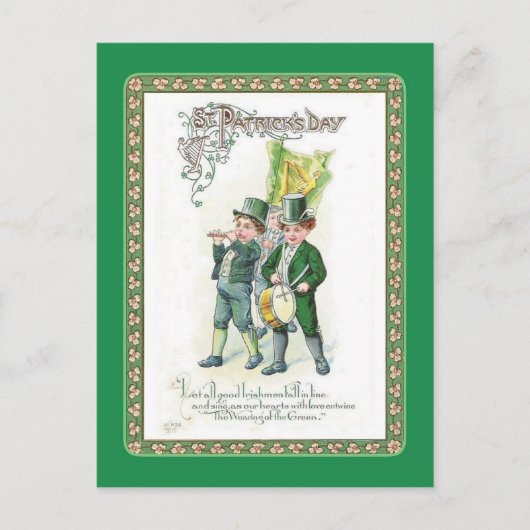 St Patrick's Day briefkaart (Voorkant)