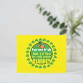St. Patrick's Day Briefkaart (Staand voorkant)