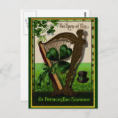 St. Patrick's Day Briefkaart (Voorkant / Achterkant)