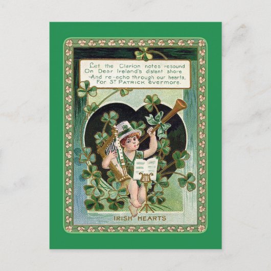 St Patrick's Day briefkaart (Voorkant)