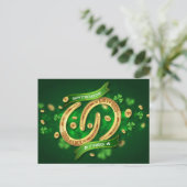 St. Patrick's Day Briefkaart (Staand voorkant)