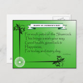 St Patrick's Day_Briefkaart Briefkaart (Voorkant / Achterkant)