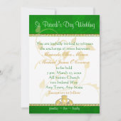St. Patrick's Day bruiloft uitnodiging Claddaugh (Voorkant)
