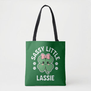 St. Patrick's Day Brutaal Klein Meisje Kinderen Me Draagtas