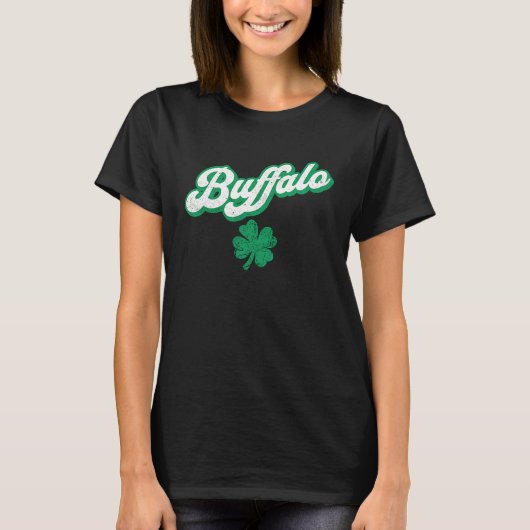 St Patrick's Day Buffalo T-shirt (Voorkant)