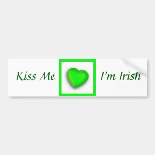 St Patrick's Day Bumpersticker (Voorkant)