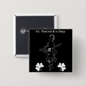 St. Patrick's Day Button (Voorkant /achterkant)