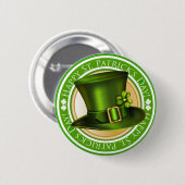 St. Patrick's Day Button - SRF (Voorkant /achterkant)
