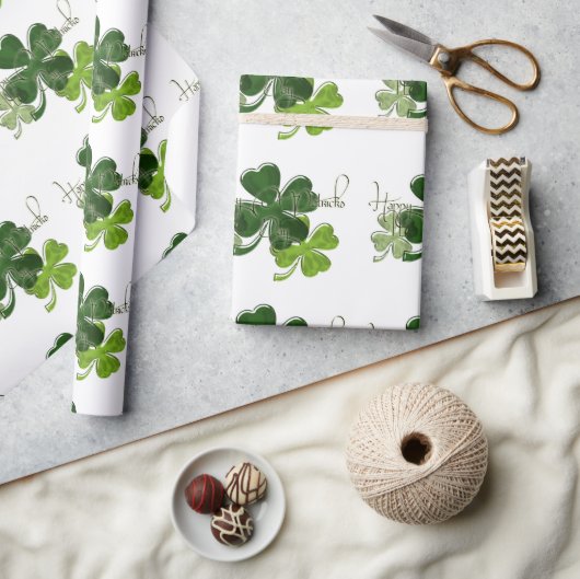 St. Patrick's Day Cadeaupapier (Crafts)