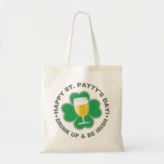 St. Patrick's Day canvas tassen (Voorkant)