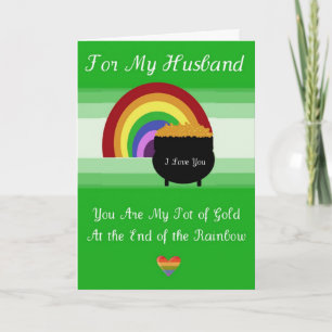 St. Patrick's Day Card - Husband Kaart
