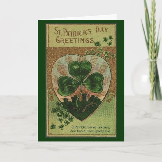  St. Patrick's Day Card Kaart (Voorkant)