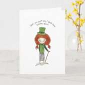 St. Patrick's Day Card Kaart (Gele Bloem)