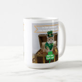 St Patrick's Day Cat Humor  Koffiemok (Voorkant rechts)