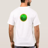 ST PATRICK'S DAY CAT MET GREEN IRISH BEER, ELF PET T-SHIRT (Achterkant)