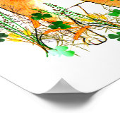 St. Patrick's Day Cat Poster (Hoek)