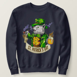 St. Patrick's Day Cat Trui
