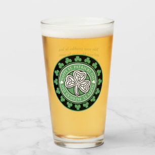 St. Patrick's Day Celebration Glass Glas