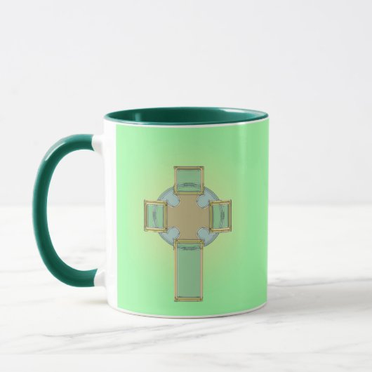 St. Patrick's Day Celtic Cross Coffee Mug (Gauche)
