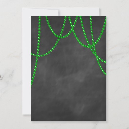 St. Patrick's Day Chalkboard Party uitnodiging (Achterkant)