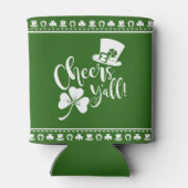 St Patricks Day | Cheers | Funny St Paddys Irish Blikjeskoeler (Achterkant)