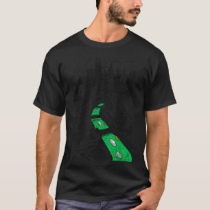 St. Patrick's Day Chicago Graphic River groene Ier T-shirt