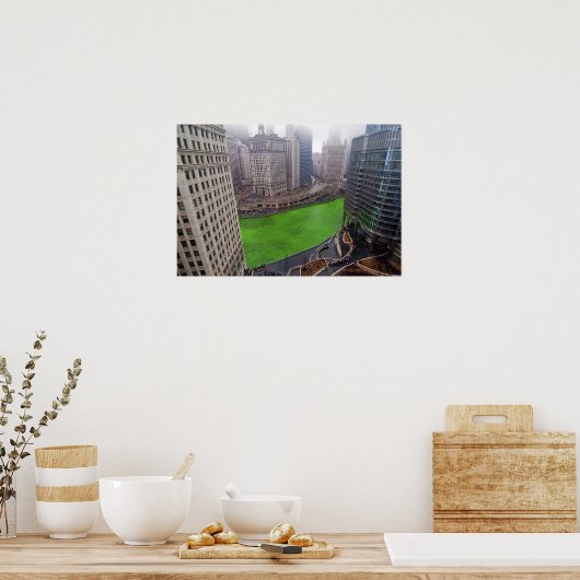St. Patricks Day, Chicago Poster (Keuken)