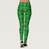 St. Patrick's Day Chocolat Leggings Labrador (Dos)