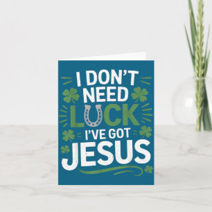 St. Patrick's Day christelijk Kaart