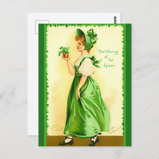   St. Patrick's Day, Clappsadle copy Briefkaart (Voorkant / Achterkant)