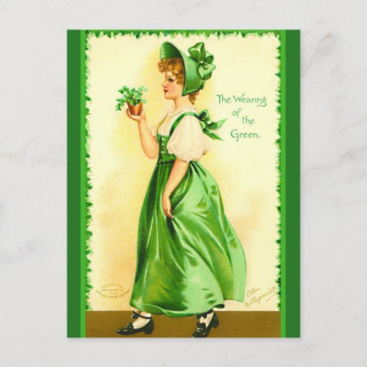 St. Patrick's Day, Clappsadle copy Briefkaart (Voorkant)