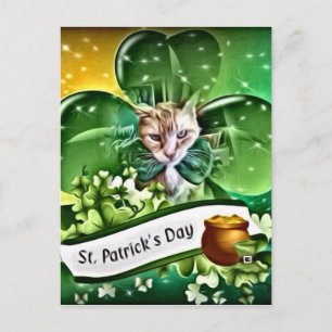St Patrick's Day Claude Briefkaart