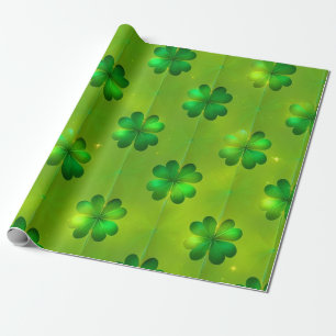 St Patrick's Day Clover 4 Lijsten Popular Collecti Cadeaupapier