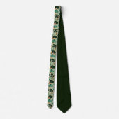 St. Patrick's Day Clover Custom Necktie Stropdas (Achterkant)