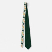 St. Patrick's Day Clover Custom Necktie Stropdas (Achterkant)