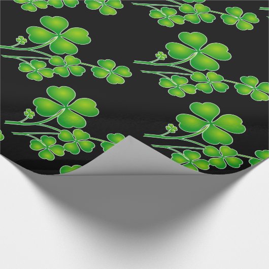 St. Patrick's Day Clover en je ideeën Cadeaupapier (Hoek)