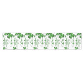 St. Patricks Day Clover Korte Tafelloper (Horizontaal)