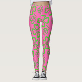 St. Patrick's Day Clover-Leggings Leggings