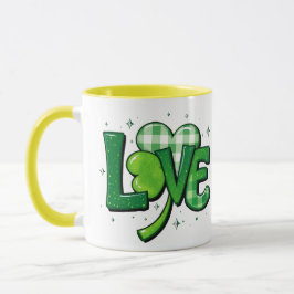 St. Patrick's Day Clover Love Charm Mok