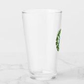 St. Patrick's Day Clover Lucky Hoefijzer Beer Glas (Rechts)