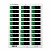 St. Patrick's Day Clover patch Etiket (Full Sheet)