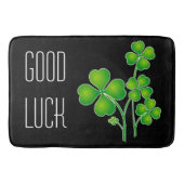 St. Patrick's Day Clover / Shamrocks + je ideeën Badmat (Voorkant)