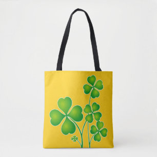 St. Patrick's Day Clover / Shamrocks + je ideeën Tote Bag
