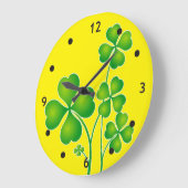 St. Patrick's Day Clover / Shamrocks + jouw ideeën Grote Klok (Hoek)