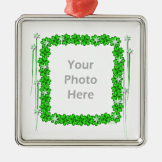 St. Patricks Day Clover Stars (foto lijst) Metalen Ornament
