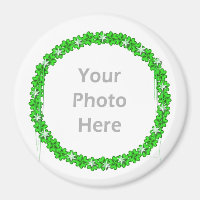 St. Patricks Day Clover Stars (ronde foto lijst)