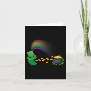 St Patricks Day Clovers Leuke Jongens Meisjes Kind Kaart