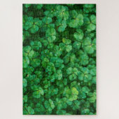 St. Patrick's Day Clovers verts Jigsaw Puzzle (Vertical)